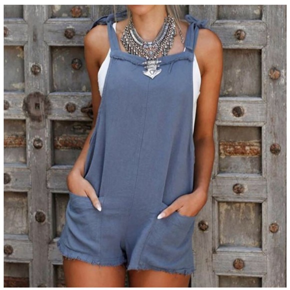 cloth overall shorts